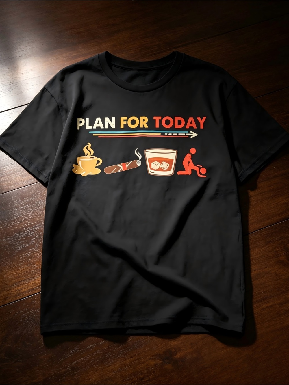 Retro Vintage Plan for Today Coffee Lover unisex T-Shirt HOT ITEM